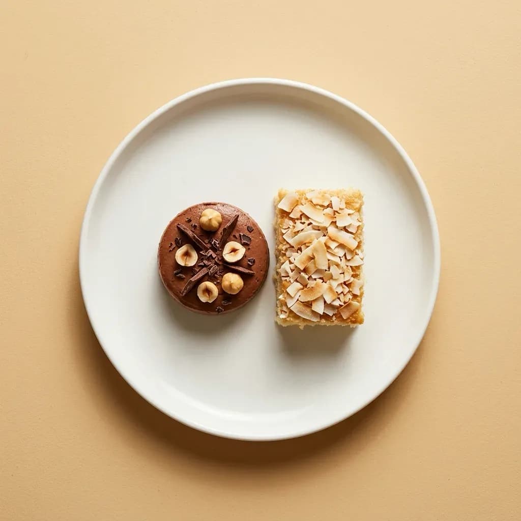 Coco-a. Mousse au chocolat vegan, gâteau moelleux à la noix de coco imbibé de laits végétaux.